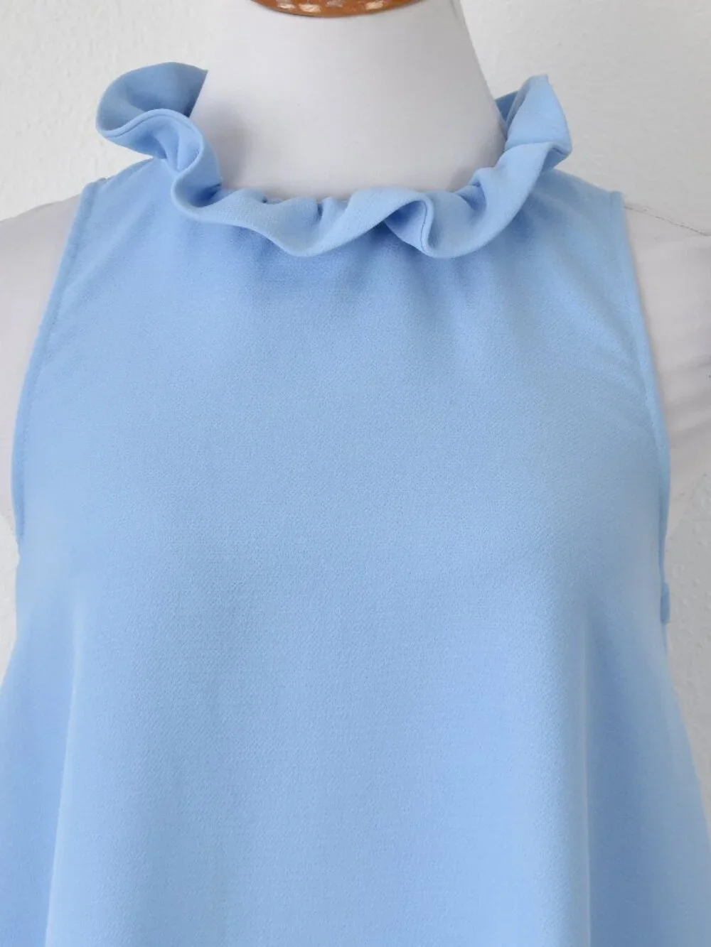 Pomander Place Blythe Baby Blue Mini Dress - S - Picture 2 of 9